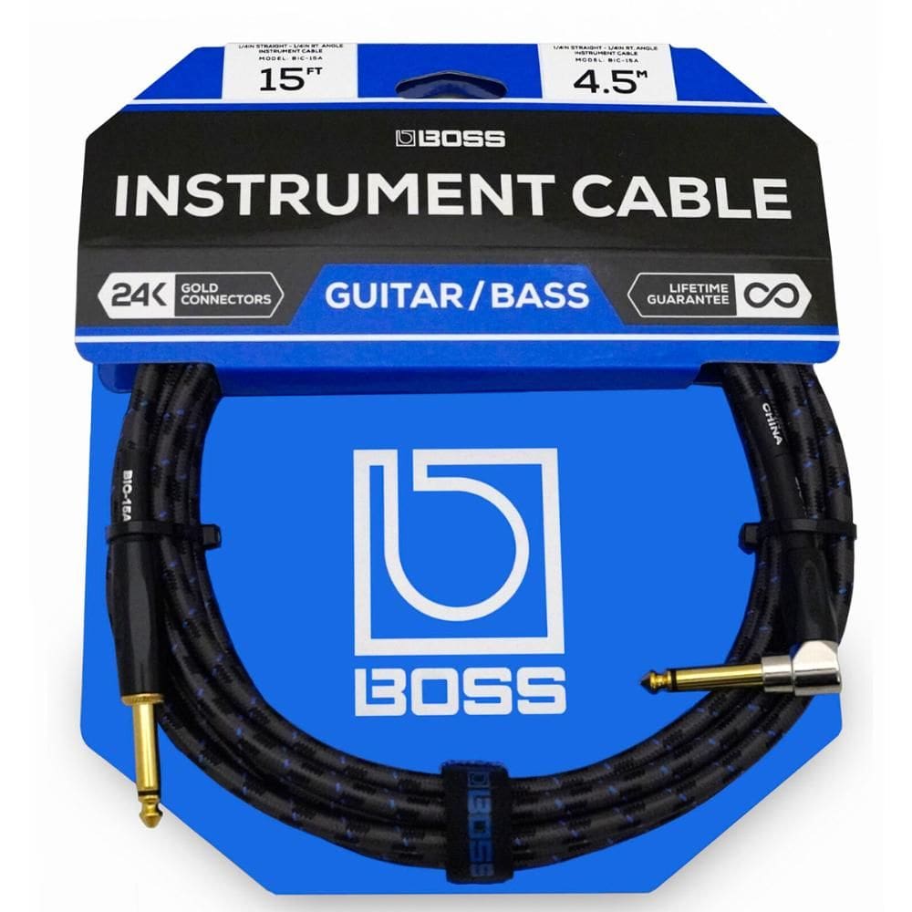 Cabo para Instrumentos P10/P10L 4.5 metros Boss BIC-15A