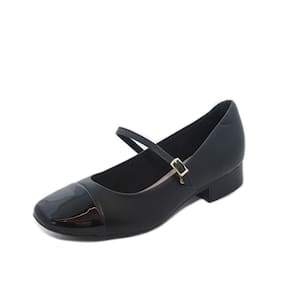 Sapato Feminino Moleca Salto Baixo REF: 5795103 NAPA-VERNIZ