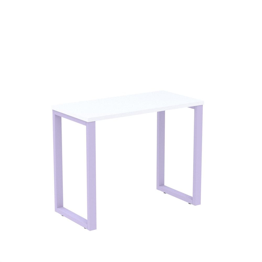 Mesa Madeira 900x450mm M90/45p25tub Branco/Lilás