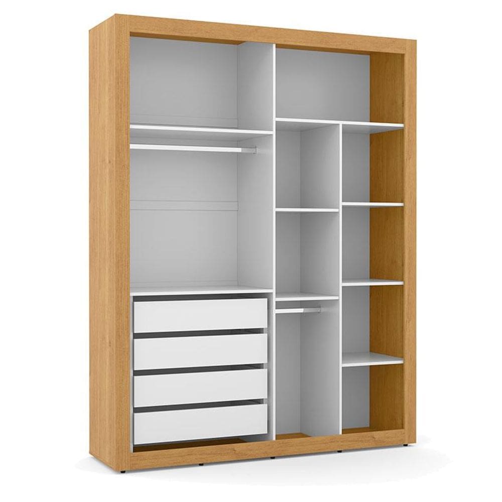 Quarto de Bebe 4 Portas Tutto New Freijó com Capitonê New Boucle - Matic