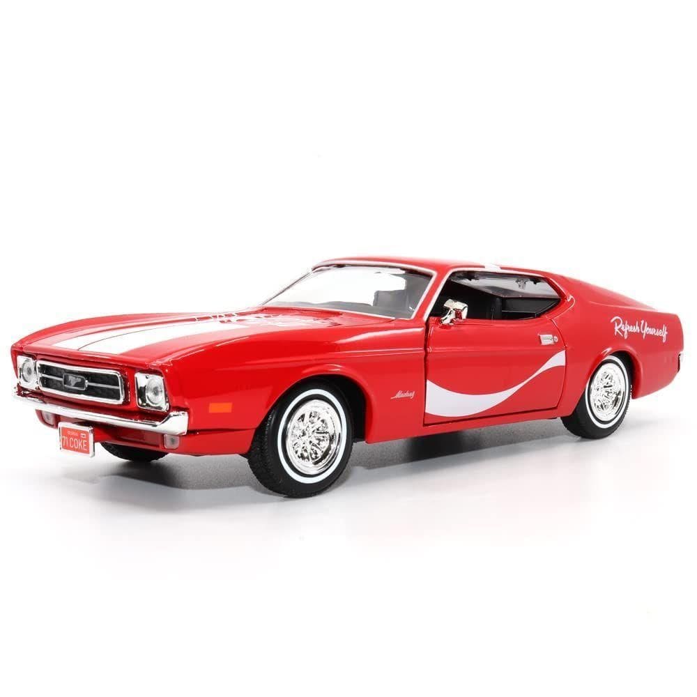 Motor City Classics Coca-cola 1971 Ford Mustang 1:24 Diecast
