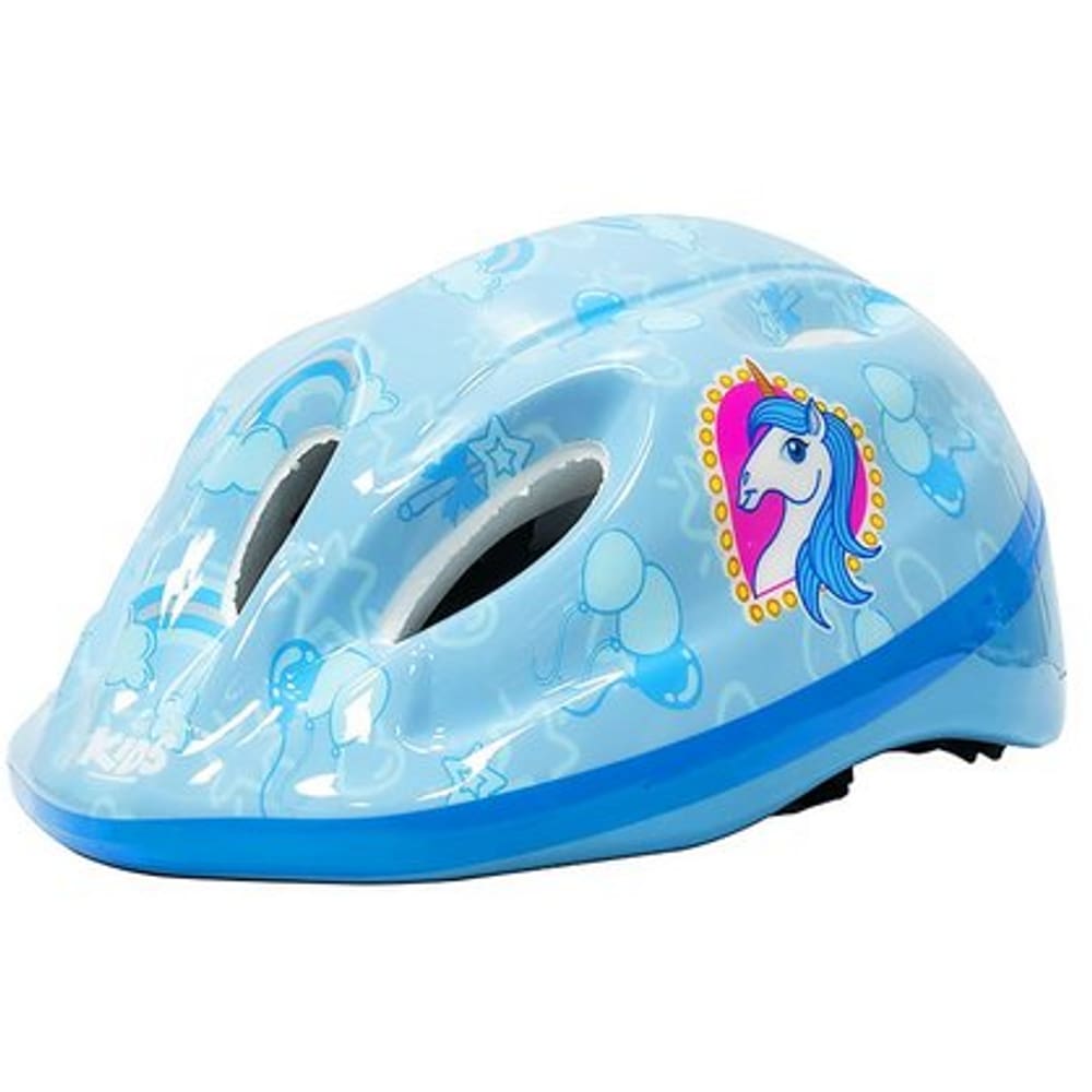 Capacete Absolute Kids Shake Unicórnio Azul  M