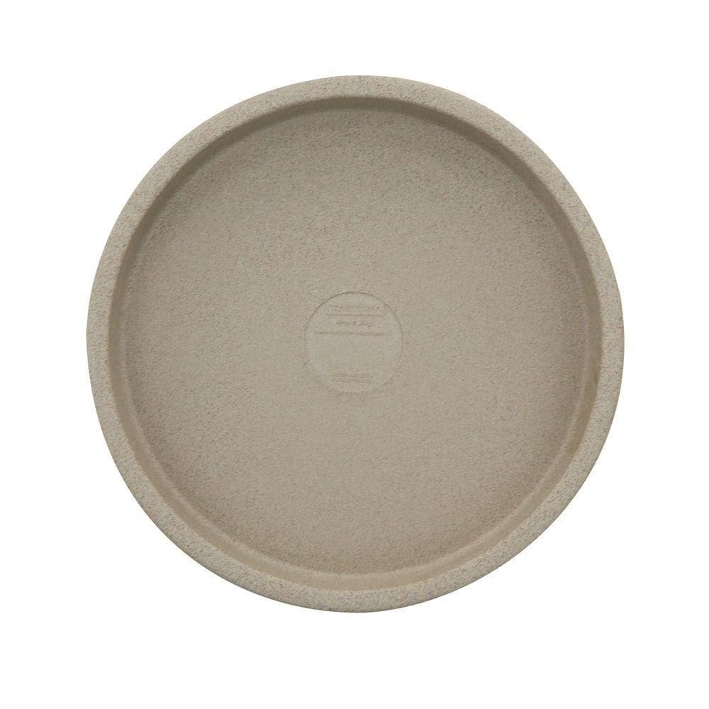 Prato Para Vaso Tramontina Em Polietileno Granito Areia M