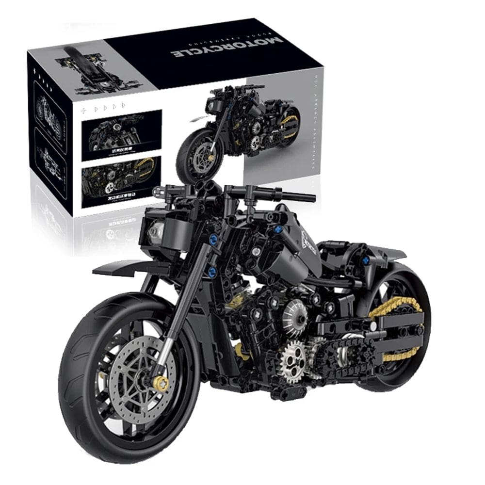 Moto Motocicleta Racer Bloco de Montar Construção 586 Peças