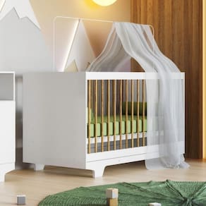Berço Mini Cama Flocos Tigus Baby