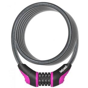 Cadeado Espiral 8169 On Guard 12x1200 c/ Segredo - Rosa