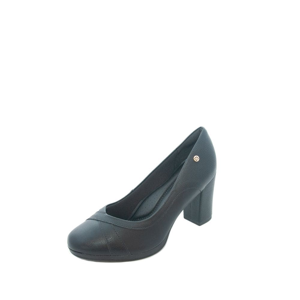 Sapato Feminino Piccadilly Salto Baixo REF: 110164 NAPA STRECH-VERNIZ