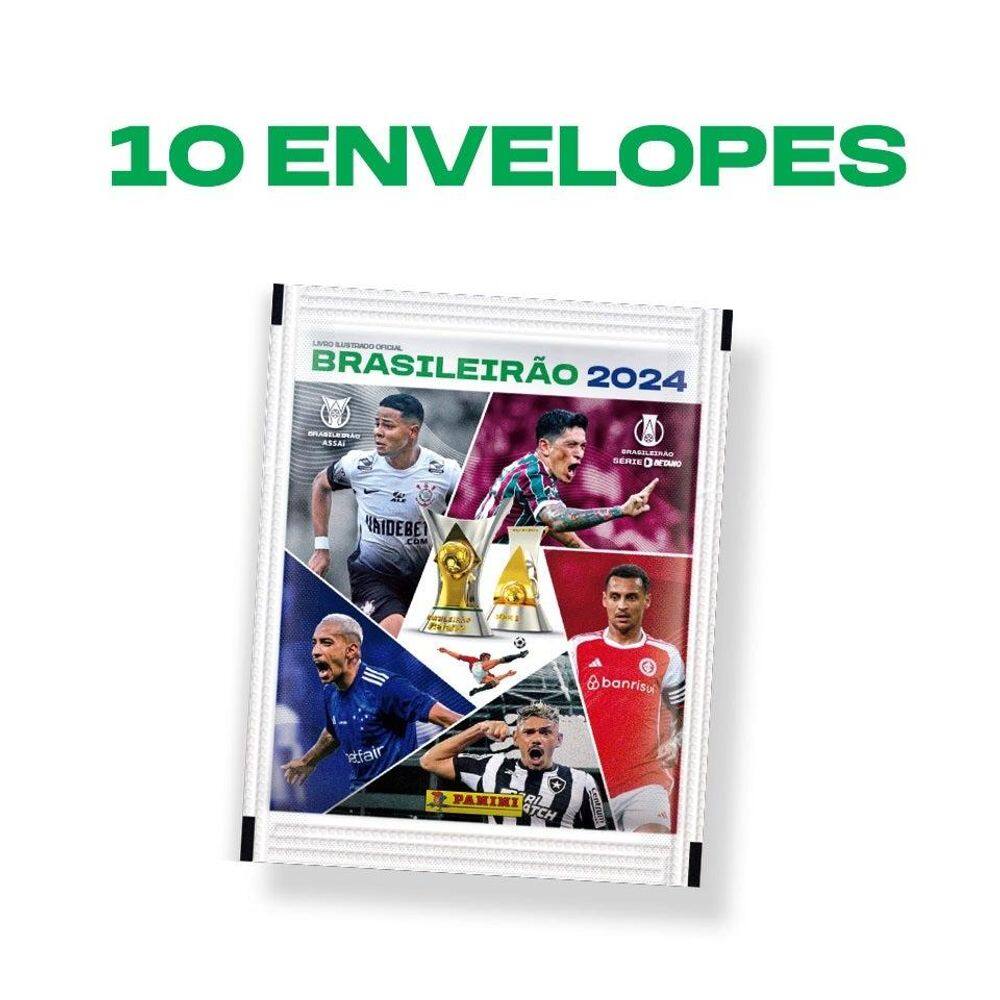 Brasileirão 2024 - Kit Com 10 Envelopes