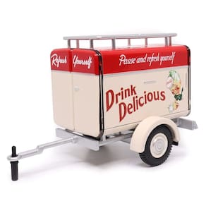 Motor City Classics Trailer 1:24 Coca-cola Diecast Scale Model