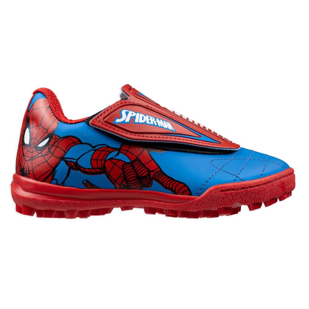 Chuteira Dray Futsal Marvel Homem Aranha Infantil Vemelho/Azul