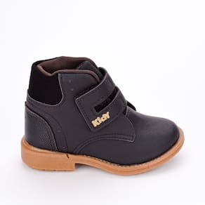 Bota Coturno Infantil Menino Kidy Max Preto