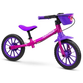 Bicicleta Balance sem Pedal Bike Feminina 3 Freio Traseiro a Tambor Nathor