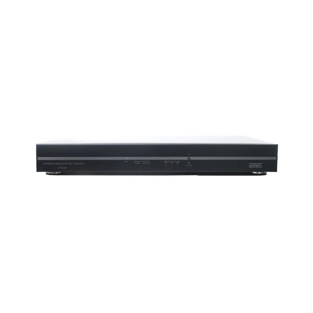 Condicionador de tensão 2e CT18-I 9 tomadas 1800W 220V Preto