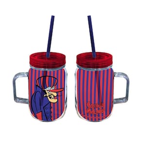 Caneca Jarra Canudo Tampa Hb Wacky Race Dick 550ml