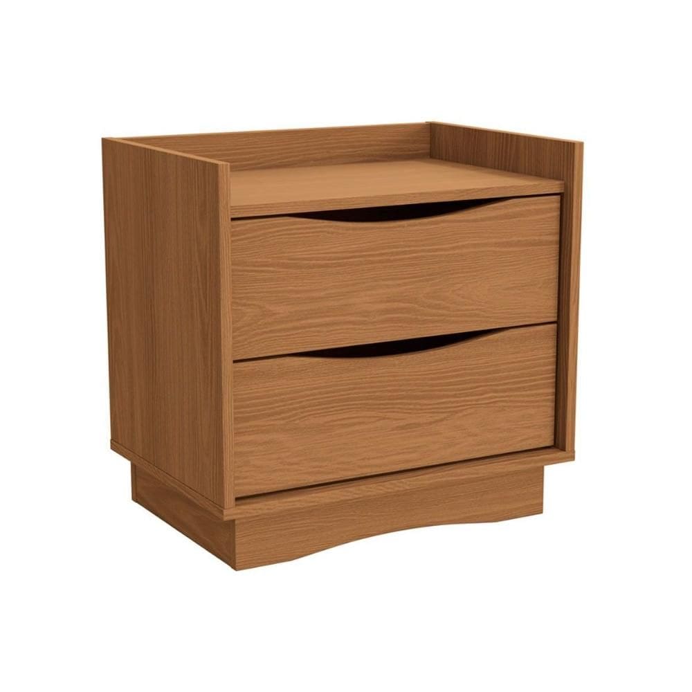 Mesa Cabeceira Casal 2 Gavetas M261 Canela - Kappesberg
