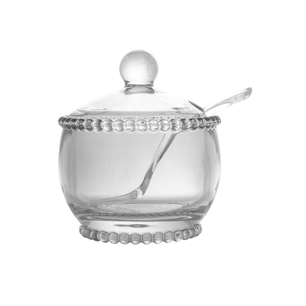 Açucareiro Cristal c/ Colher Pearl  - Wolff