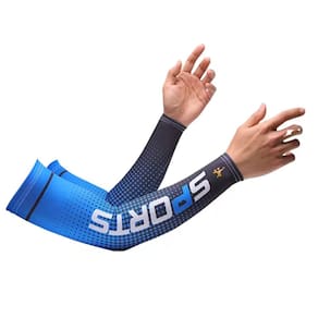 Manguito Longo Térmico e Compressão Gold Sports Adulto Dry II Proteção Solar Uv+50 - 2 pçs