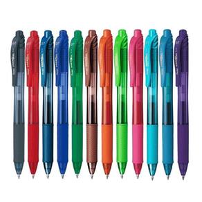 Kit 12 Caneta Gel PENTEL EnerGel-X 0.7mm Retrátil | Escrita Suave | Tinta Secagem Rápida | Qualidade Japonesa