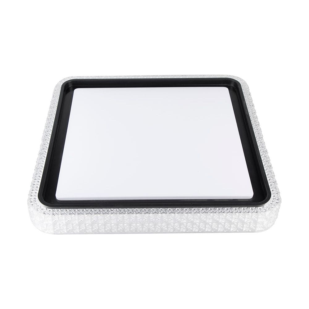 Plafon Nordecor Kenle 2667 Quadrado Led Bivolt Preto