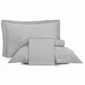 Jogo de Cama Casal 4 Peças Altenburg Toque Acetinado Slim Zinc Cinza