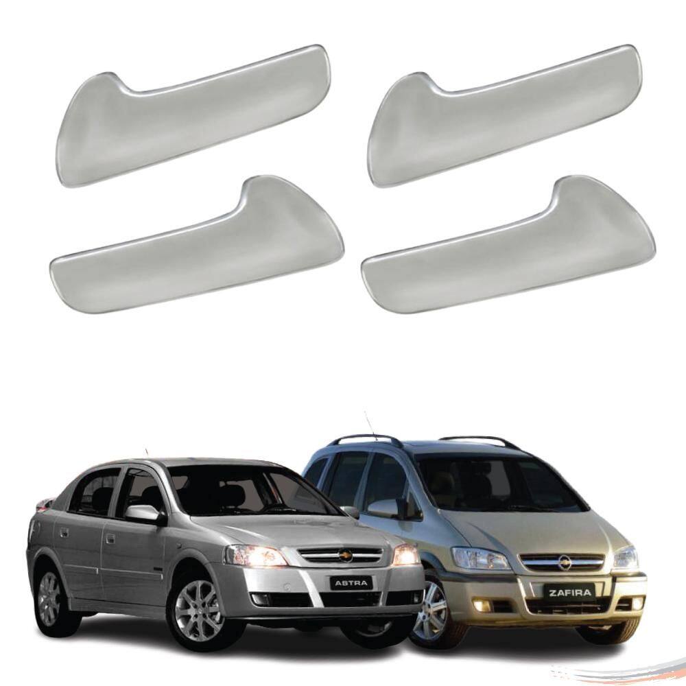 Kit Completo 4 Maçanetas Inter Cromadas Astra 98 A 02 Zafira [F103]