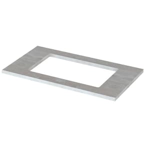 Módulo Cozinha Henn Americana Tampo Gabinete p/Cooktop 80x53cm Calcare-Henn
