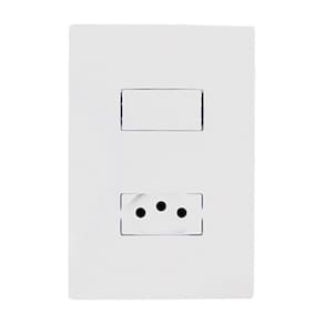 Interruptor Ilumi I9 Tecla Simples + Tomada 2P+T 10A/250V