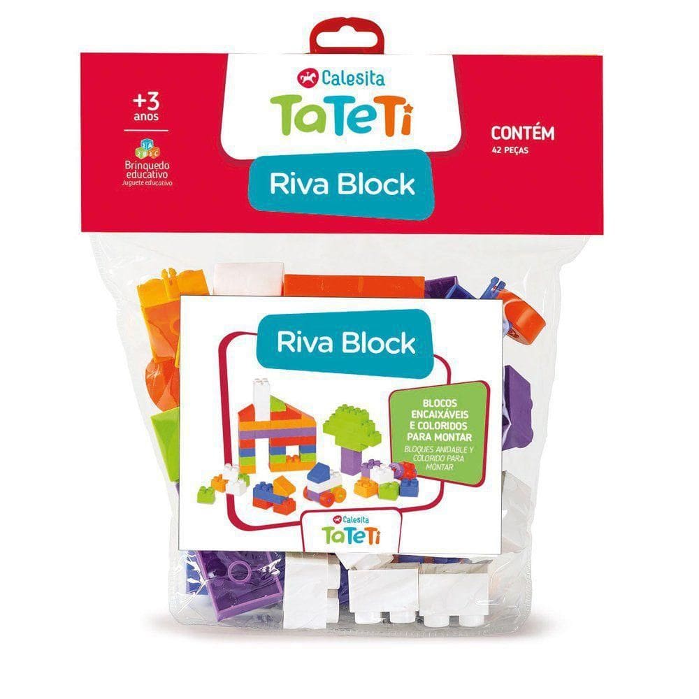 Blocos de Montar Com 42 Peças Riva Blocks Tateti 002
