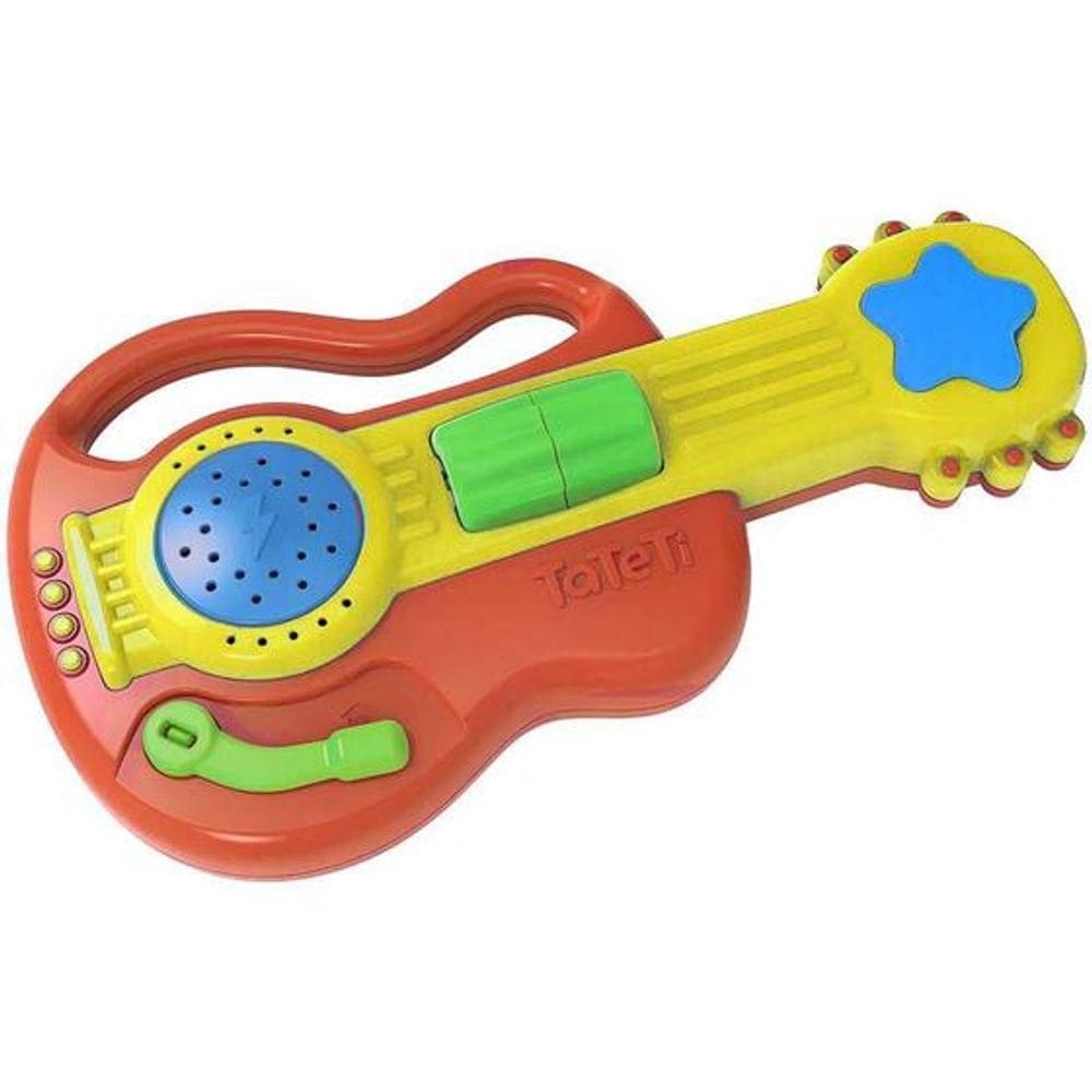 Brinquedo Musical Guitarra Rock Star Interativo Para Bebê Tateti 234