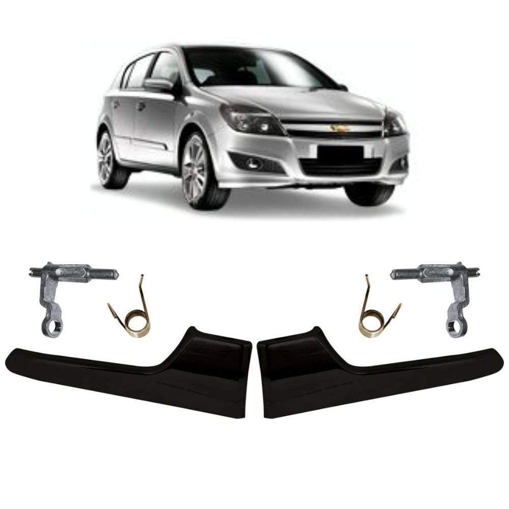 Par Gatilho Maçaneta Interna Preta Portas Traseiras Vectra Gt 05 A 11 - UN / 2 [F103]