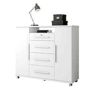Cômoda Sapateira Versátil Branco - Zanzini