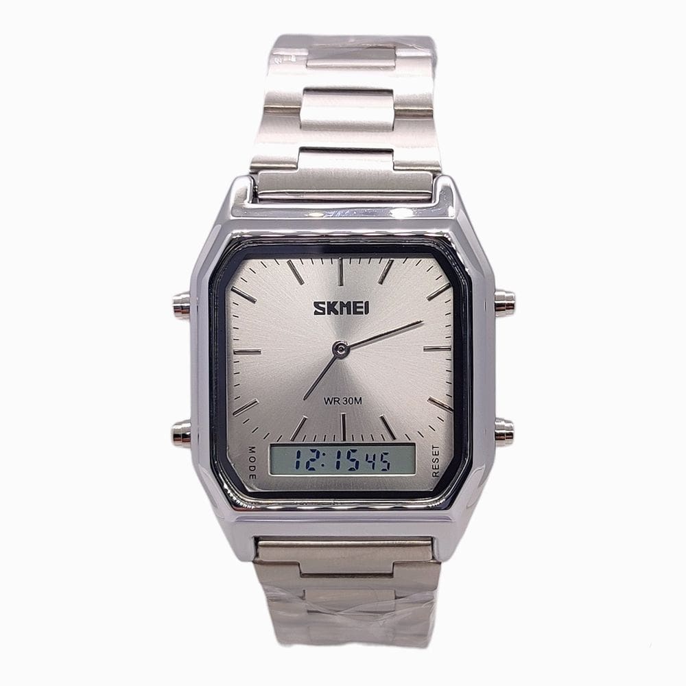 Relógio Skmei Analógico e Digital Quadrado Resistente a Água