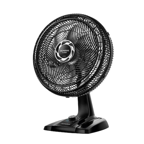 imagem-Ventilador De Mesa Mondial Turbo 8 Pás 140W 40Cm Preto e Prata NVT-40-8P-B - 127V - 110V