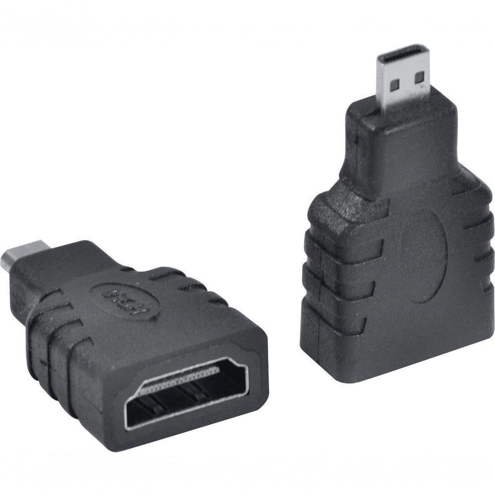 Adaptador Micro Hdmi Macho X Hdmi Fêmea Ah-mch - Pc - 5