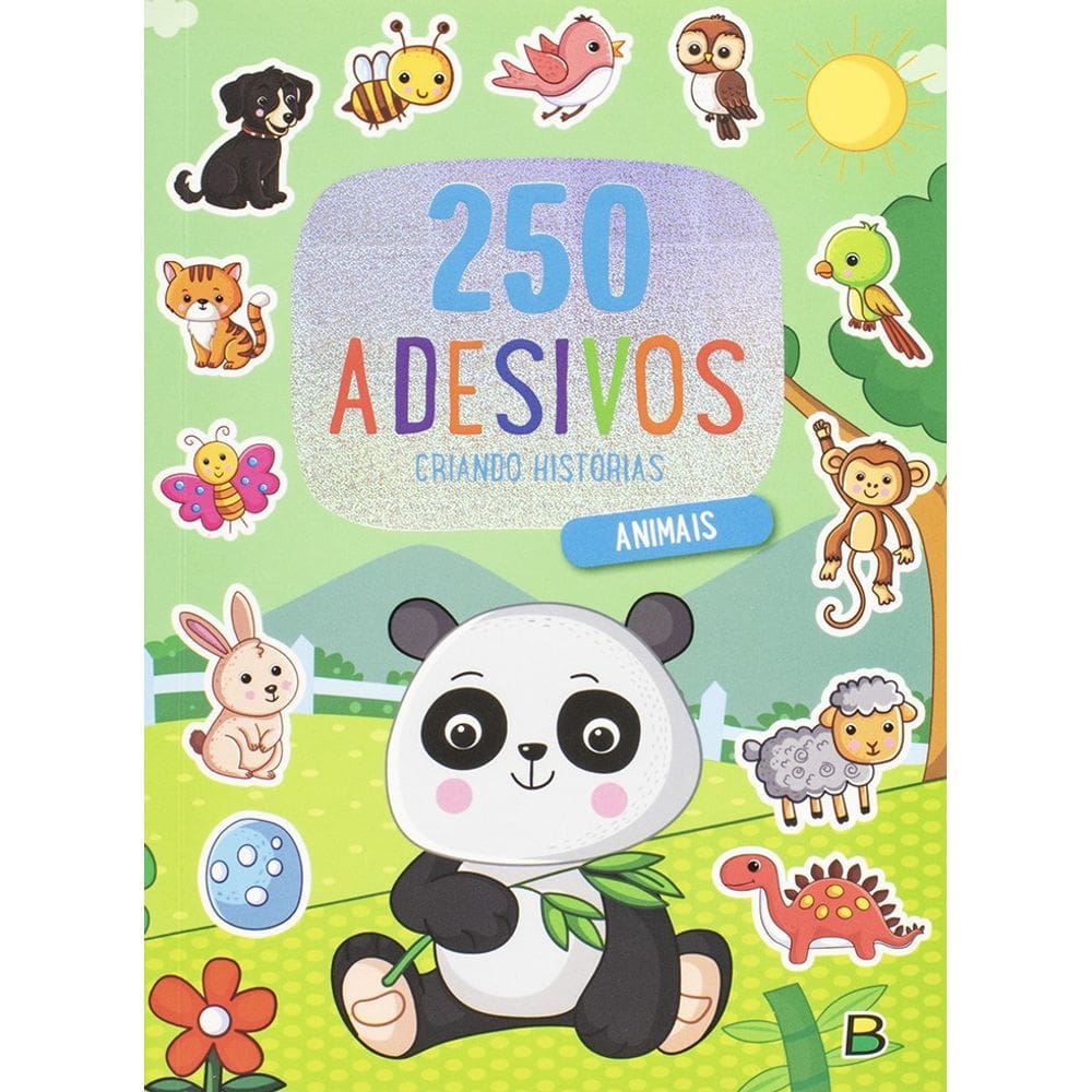 Livro: 250 Adesivos - Criando Histórias - Animais