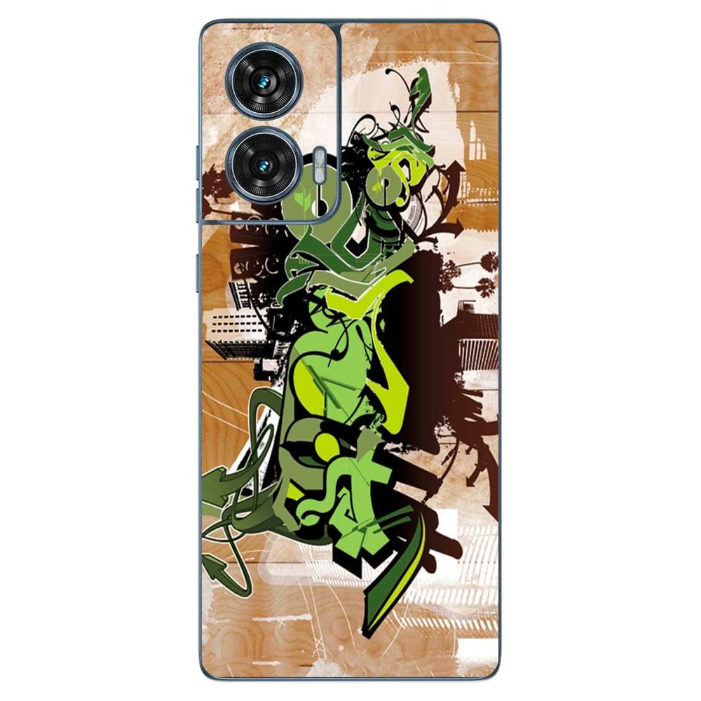 Capa Adesivo Skin072 Verso Para Motorola Edge 50 Fusion