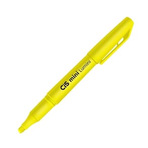 Mini Marca Texto Cis Lumini - Amarelo