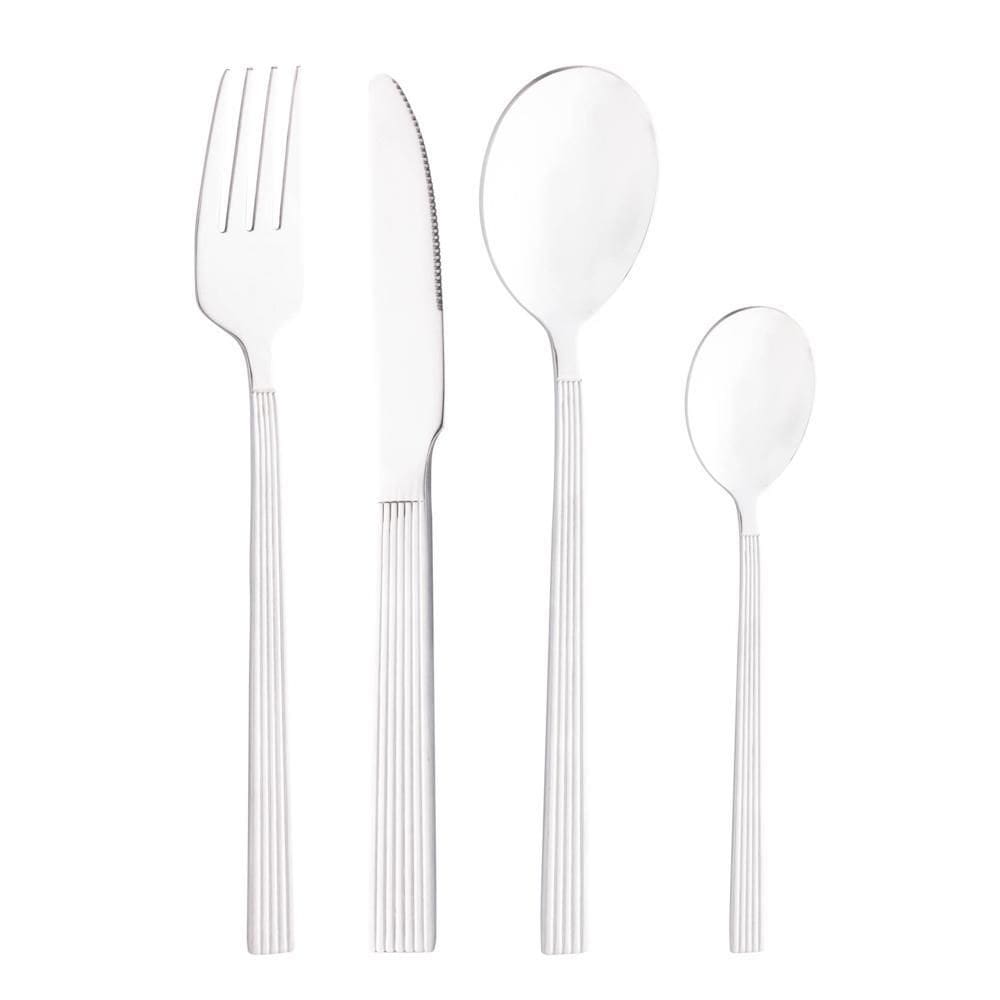 Faqueiro 16 Peças de Aço Inox Athenas