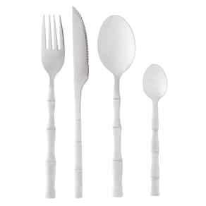 Faqueiro 16 Peças de Aço Inox Bambu Elegant
