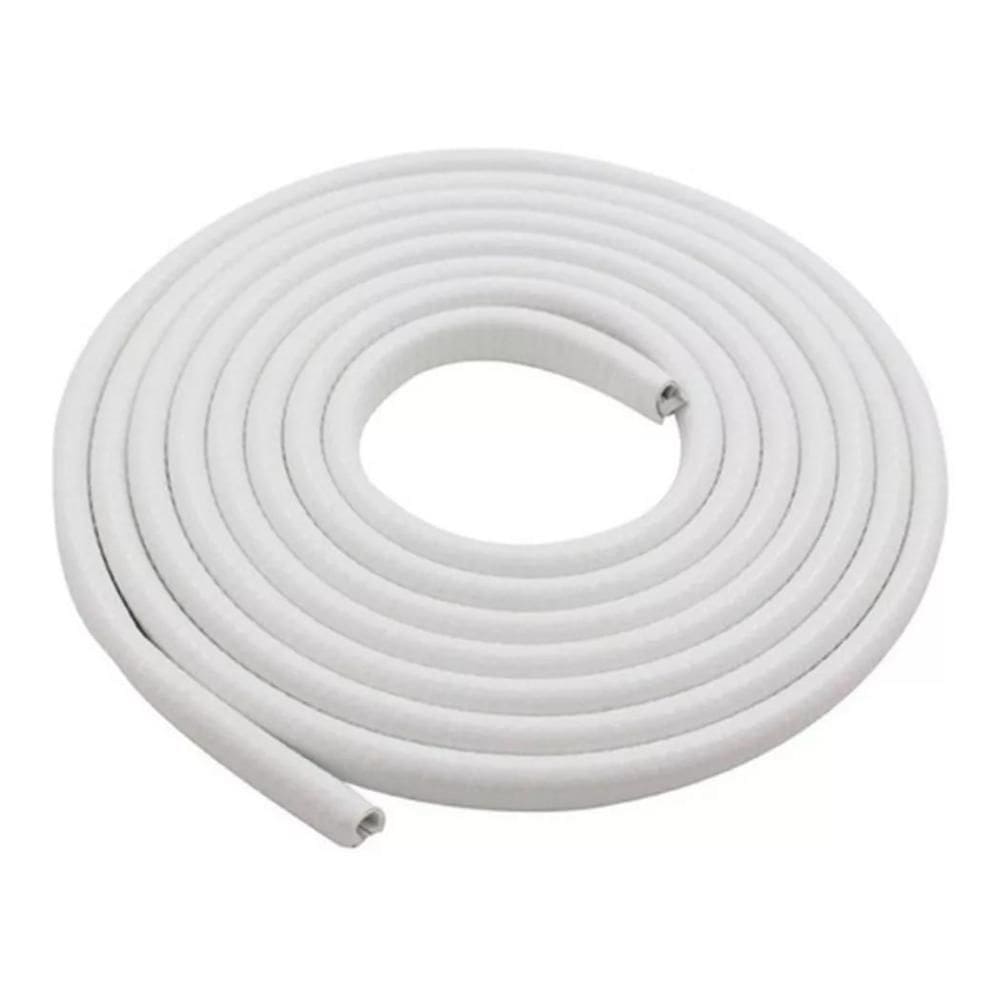 Borracha Couro Cobra Proteção Da Porta 7x14 Mm Branca 50 M [F103]