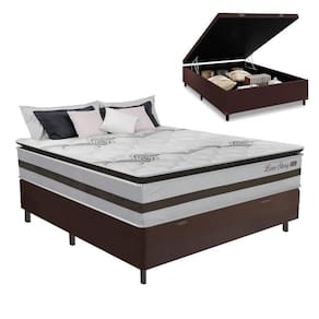 Cama Box Baú Casal 1,38m Colchão Molas Ensacadas Love Story