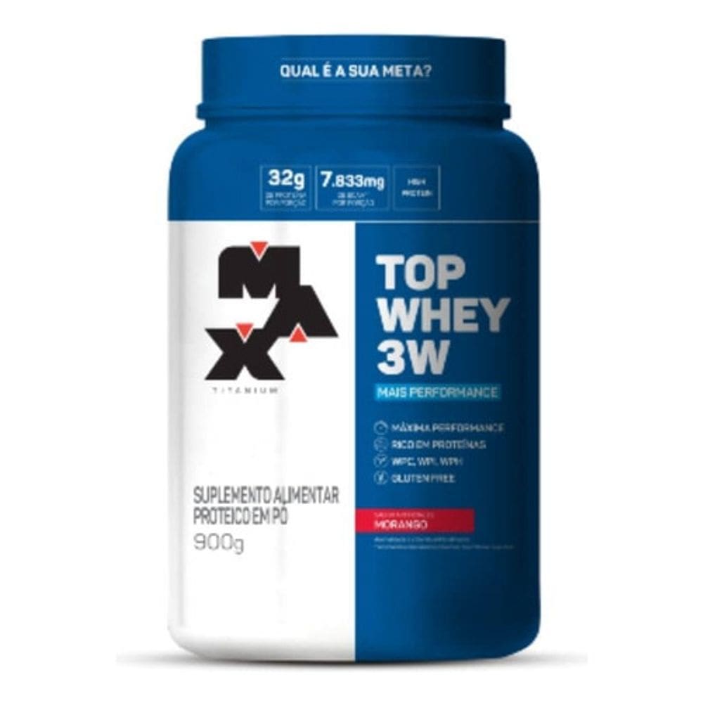 Top Whey 3W Mais Performance (900g) Max Titanium