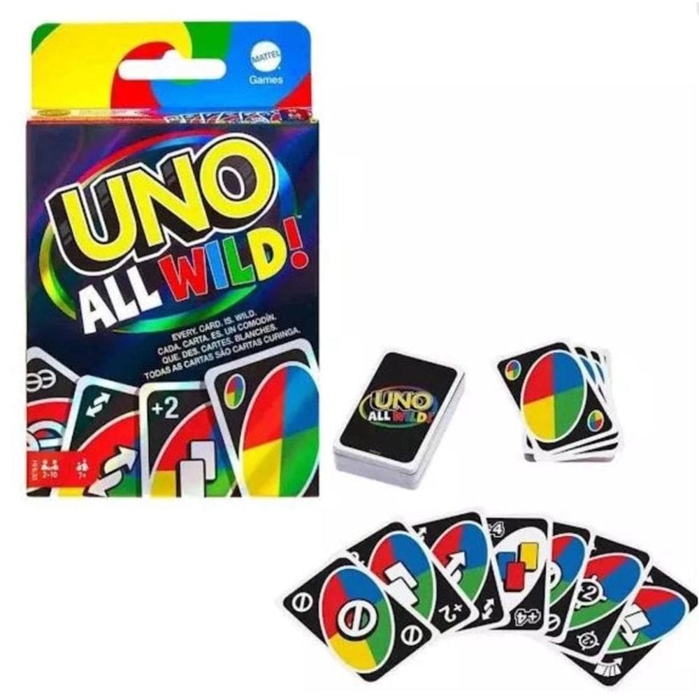 Jogo de Cartas Uno All Wild - Mattel