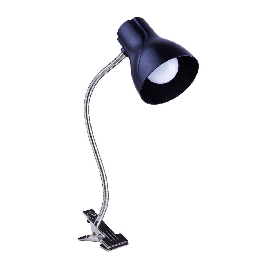 Luminária De Mesa Estudo Escritório Presilha Garra  Articulada Spiralle E27 Bivolt