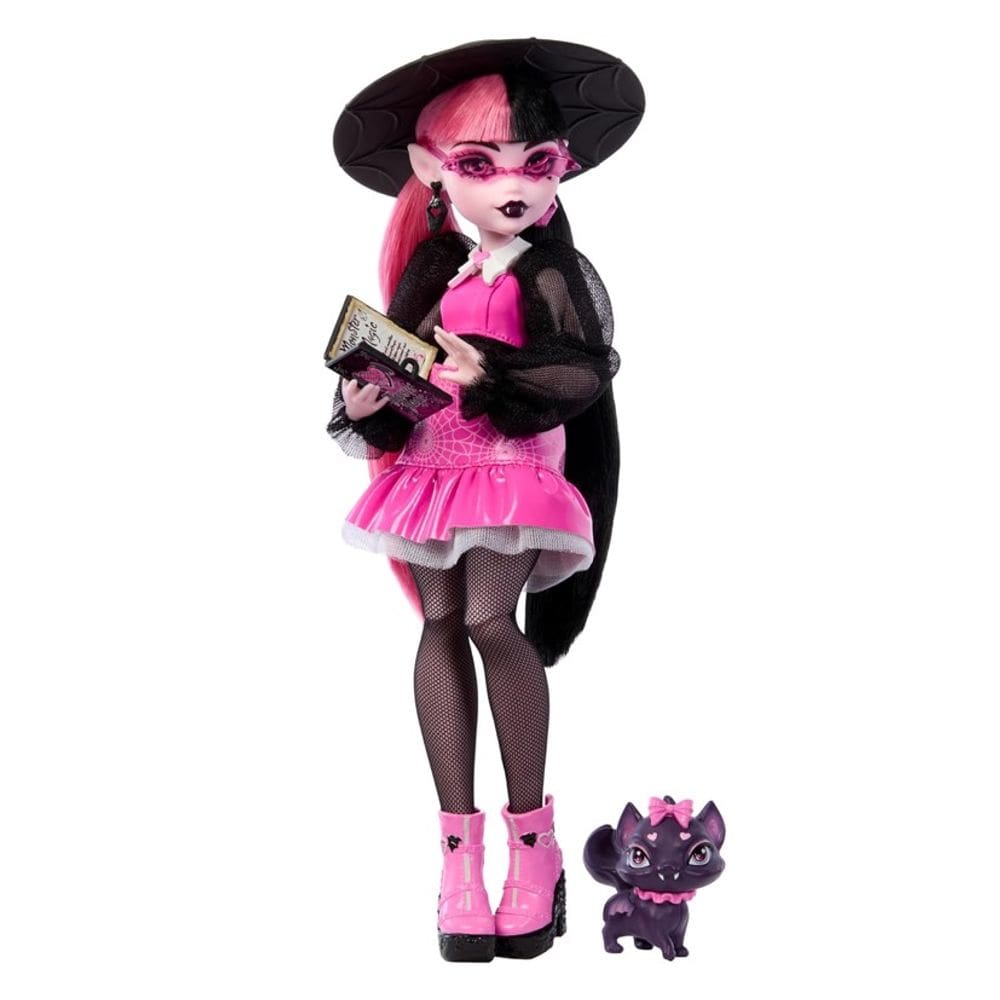 Monster High Draculaura Novo Visual Com Pet - Mattel