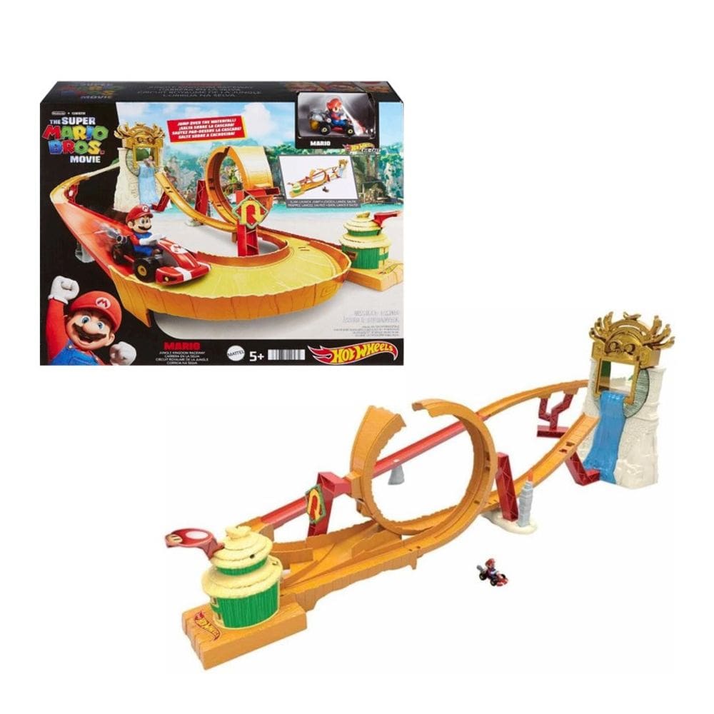 Pista Hot Wheels Mario Kart Corrida na Selva - Mattel