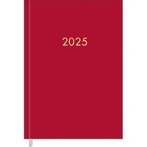 Agenda Executiva Costurada Diária 13,4 x 19,2 cm Napoli Cores 2025