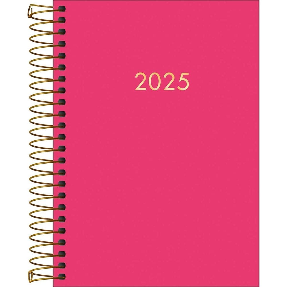 Agenda Executiva Espiral Diária 12,9 X 18,7 Cm Napoli Feminina 2025