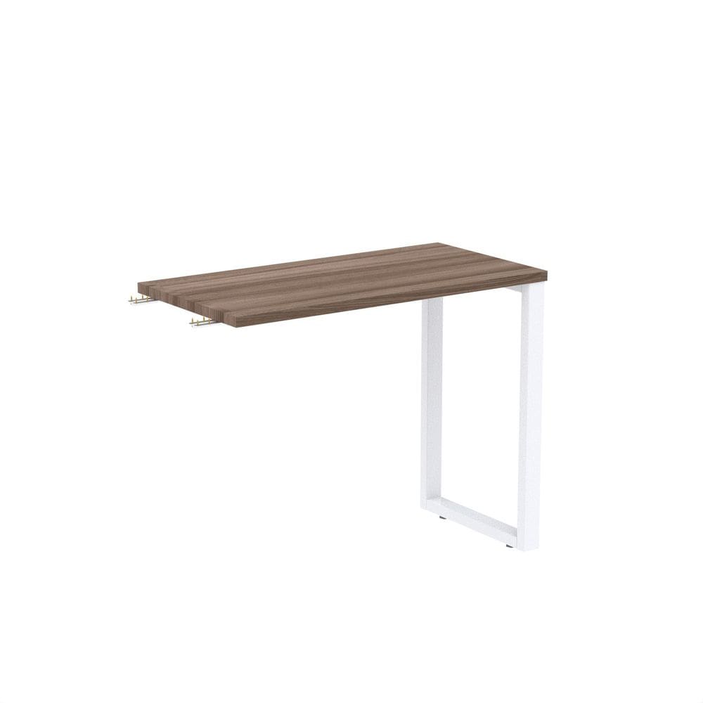 Mesa Complemento 900x450mm Mcp90/45p25tub Walnut/Branco