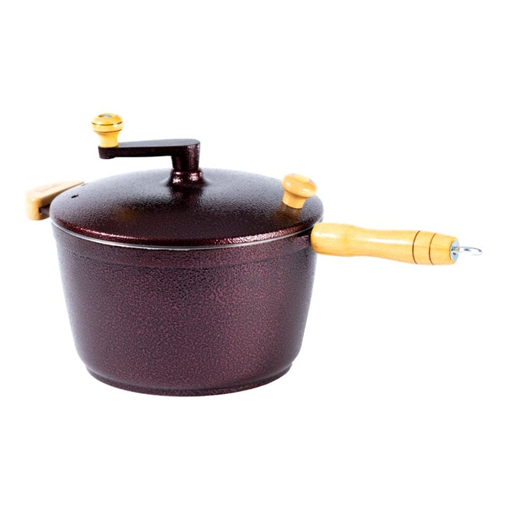 Pipoqueira Alumínio Cereja Pipoca Doce Salgada 5100ml 24cm